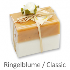 Sheep milk soap square 100g 2 pieces packed, Classic/Marigold 