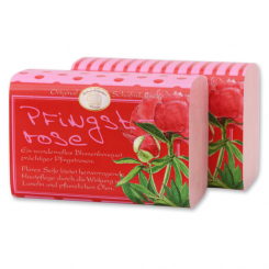 Sheep milk soap square 100g "Jung & Flott", Peony 