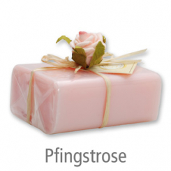 Schafmilchseife eckig 100g 1er verpackt, Pfingstrose 