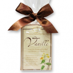 Schafmilchseife eckig 100g klassisch in Cello, Vanille 