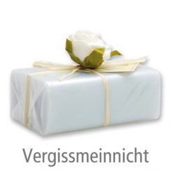 Sheep milk soap square 100g 1 piece packed, Forget-me-not 