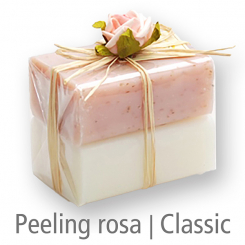 Sheep milk soap square 100g 2 pieces packed, Classic/Peeling rose 