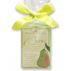 Schafmilchseife eckig 100g klassisch in Cello, Birne 
