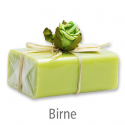 Sheep milk soap square 100g 1 piece packed, Pear 