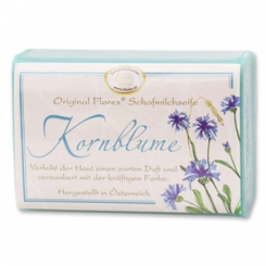 Sheep milk soap square 100g classic, Cornflower 