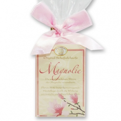 Schafmilchseife eckig 100g klassisch in Cello, Magnolie 