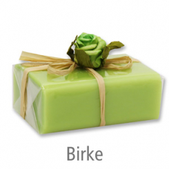 Sheep milk soap square 100g 1 piece packed, Birch 