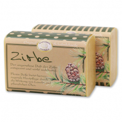 Schafmilchseife eckig 100g Jung & Flott, Zirbe 