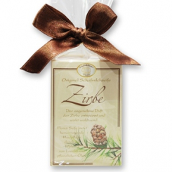 Sheep milk soap square 100g classic in cellophane, Swiss pine 