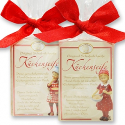 Schafmilchseife eckig 100g klassisch in Cello sortiert, Küchenseife 