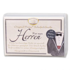 Schafmilchseife eckig 100g klassisch, Herrenseife 