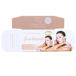 Paper box MC for sheep milk soap square without palm oil 100g, Face soap 