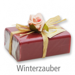 Sheep milk soap square 100g 1 piece packed, Winter magic 