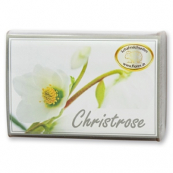 Schafmilchseife eckig 100g modern, Christrose 