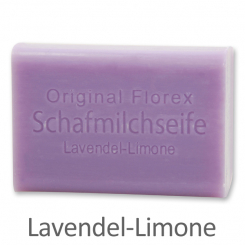 Sheep milk soap square 100g, Lavender Lime 