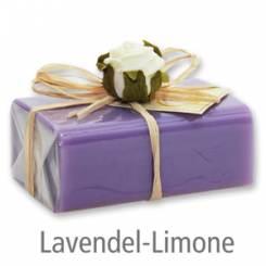 Sheep milk soap square 100g 1 piece packed, Lavender lime 