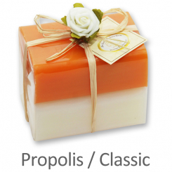 Sheep milk soap square 100g 2 pieces packed, Cassic/Propolis 