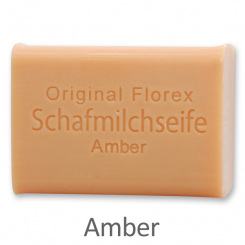 Schafmilchseife eckig 100g, Amber 