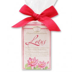 Schafmilchseife eckig 100g klassisch in Cello, Lotus 