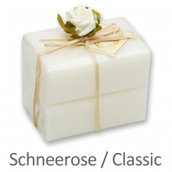 Sheep milk soap square 100g 2 pieces packed, Classic/Christmas rose 