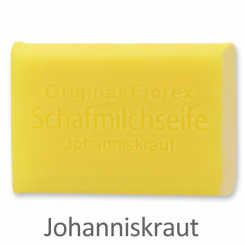 Schafmilchseife eckig 100g, Johanniskraut 