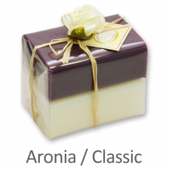 Sheep milk soap square 100g 2 pieces packed, Classic/Chokeberry 