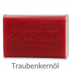 Schafmilchseife eckig 100g, Traubenkernöl 