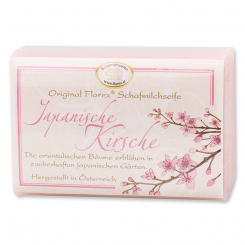 Sheep milk soap square 100g classic, Cherry blossom 