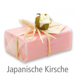 Sheep milk soap square 100g 1 piece packed, Cherry blossom 