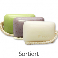 Schafmilchseife Kordelseife eckig 150g, sortiert 
