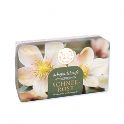 Sheep milk soap 200g "Golden Moments", Christmas rose 