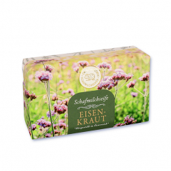 Schafmilchseife eckig 200g "Goldene Momente", Eisenkraut 