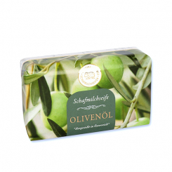 Schafmilchseife eckig 200g "Goldene Momente", Olivenöl 