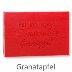 Schafmilchseife eckig 150g, Granatapfel 