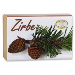 Schafmilchseife eckig 150g modern, Zirbe 