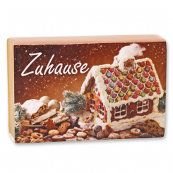 Schafmilchseife eckig 150g "Zuhause", Honig 