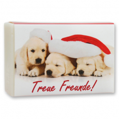 Schafmilchseife eckig 150g "Treue Freunde", Classic 