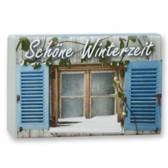 Sheep milk soap 150g "Schöne Winterzeit", Ice Flower 