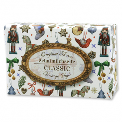 Sheep milk soap 150g "Vintage motif 228", Classic 