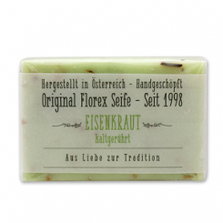 Cold-stirred soap 100g in Cello with transparent paper, verbena 