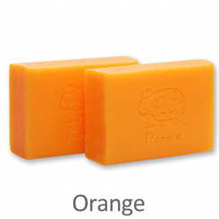 Schafmilchseife Wiener Gästeseife 25g, Orange 