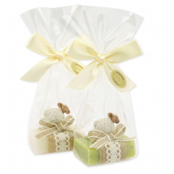 Sheep milk guest soap 25g decorated with a sheep, Classic/verbena 