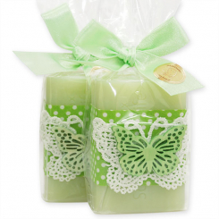 Sheep milk soap 100g, decorated with a butterfly in a cellophane, Meadow flower 