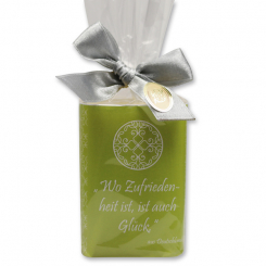 Schafmilchseife eckig 100g "Motiv Cathedral", Weihrauch 