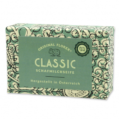 Schafmilchseife eckig 150g, "Handmade Paper" Classic 