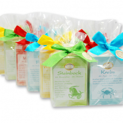 Sheep milk soap 150g in a cellophane bag "zodiac sign", sorted 