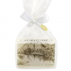 Sheep milk soap 150g in a cellophane "Heimatliebe", Edelweiss 