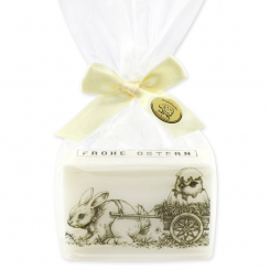Sheep milk soap 150g "Frohe Ostern" in a cellopane, Classic 
