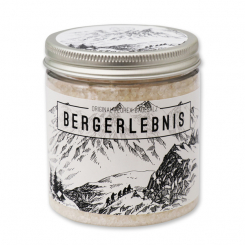 Bath salt 300g in a container "Bergerlebnis", Christmas Rose White 