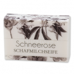 Sheep milk soap 150g "blühendes Erwachen", Christmas Rose White 